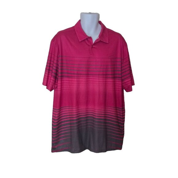 Nike Dri Fit Tiger Woods Collection Polo Shirt striped multicolor size XL - Picture 1 of 12